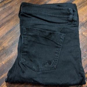 Express black ankle jeans